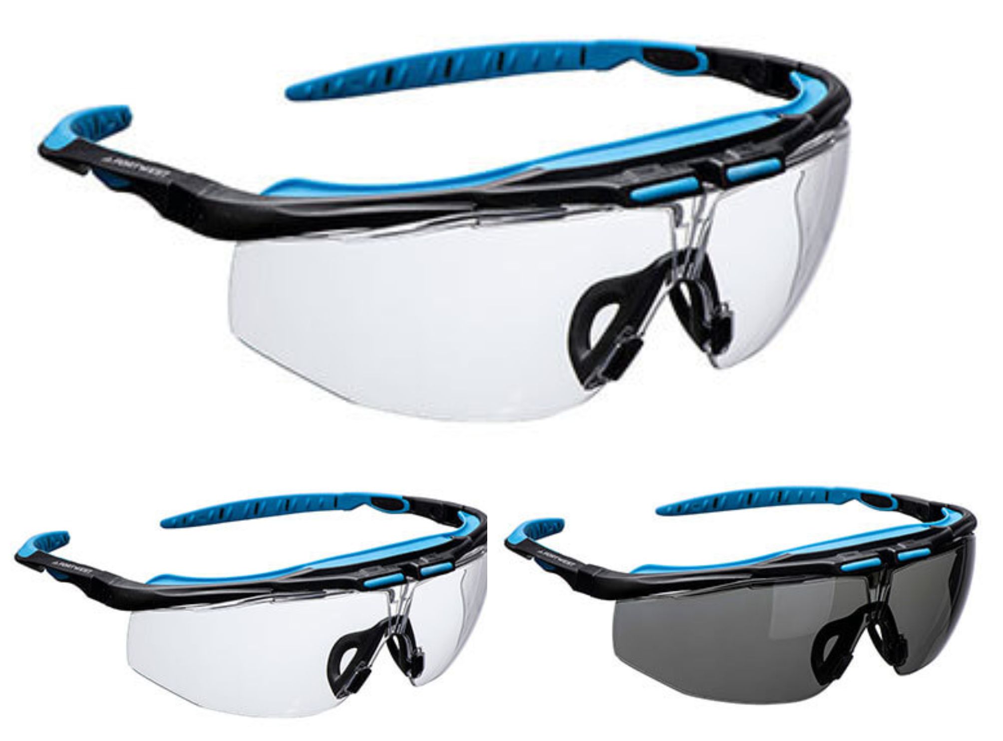 Portwest PS23 - Peak KN Safety Glasses - Click Image to Close